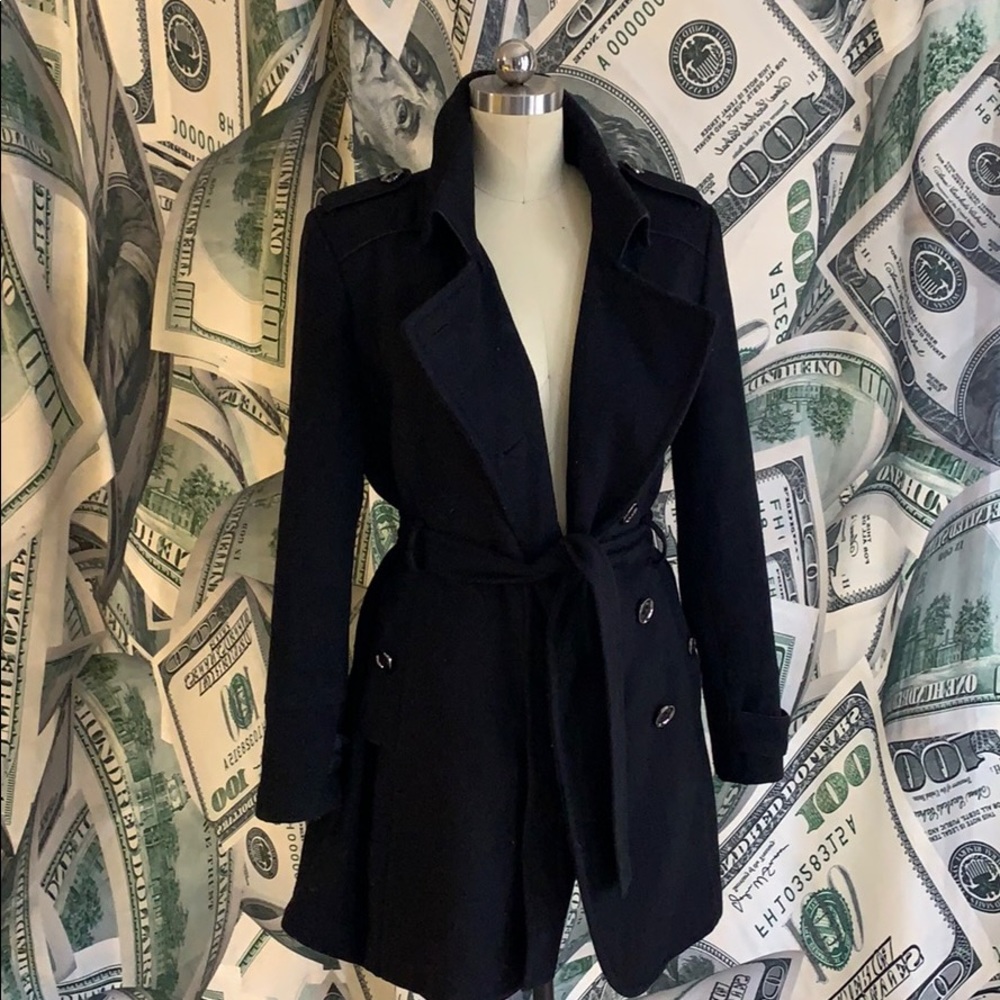 Stylish wool pea coat